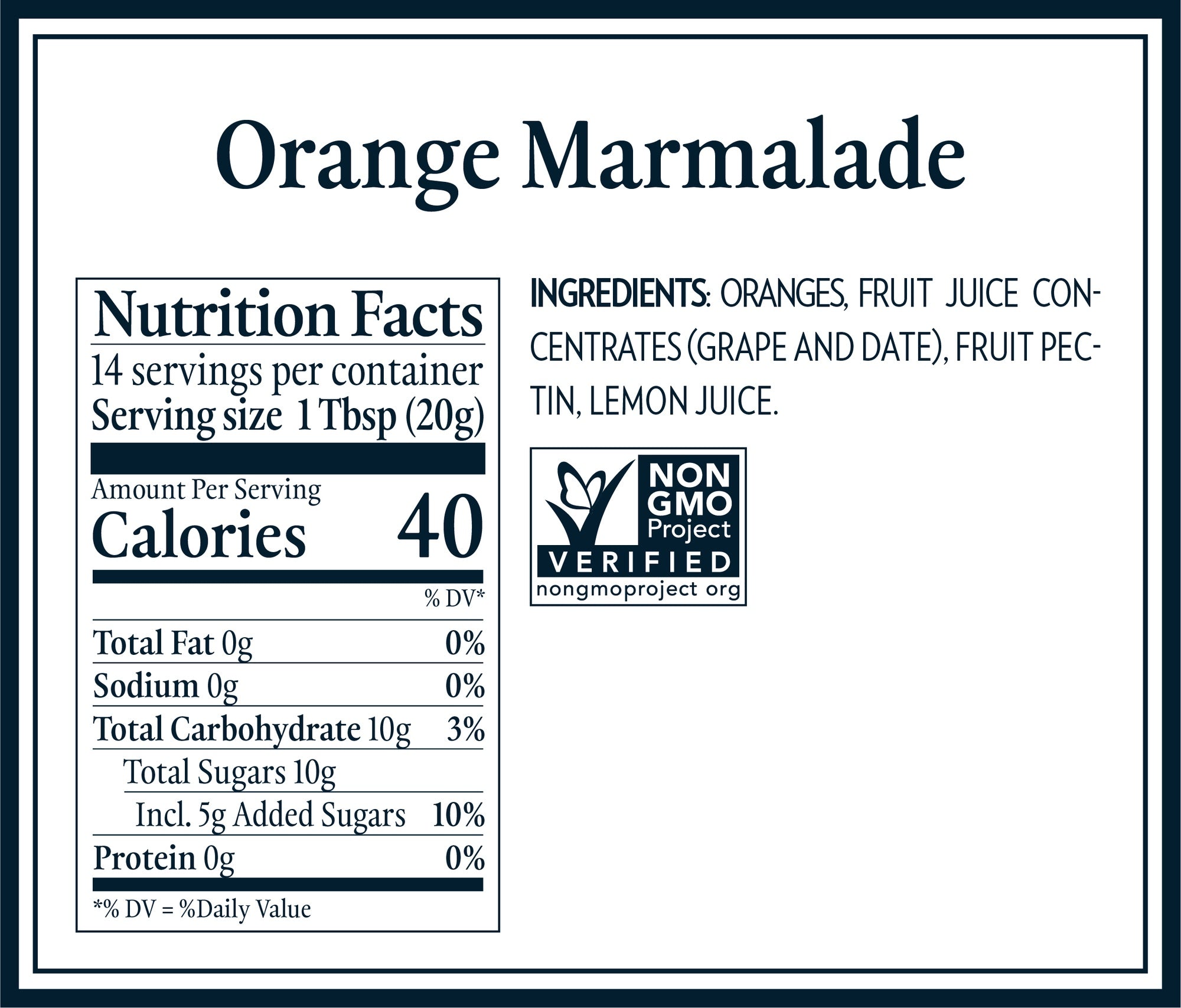 St. Dalfour Orange Marmalade Fruit Spread