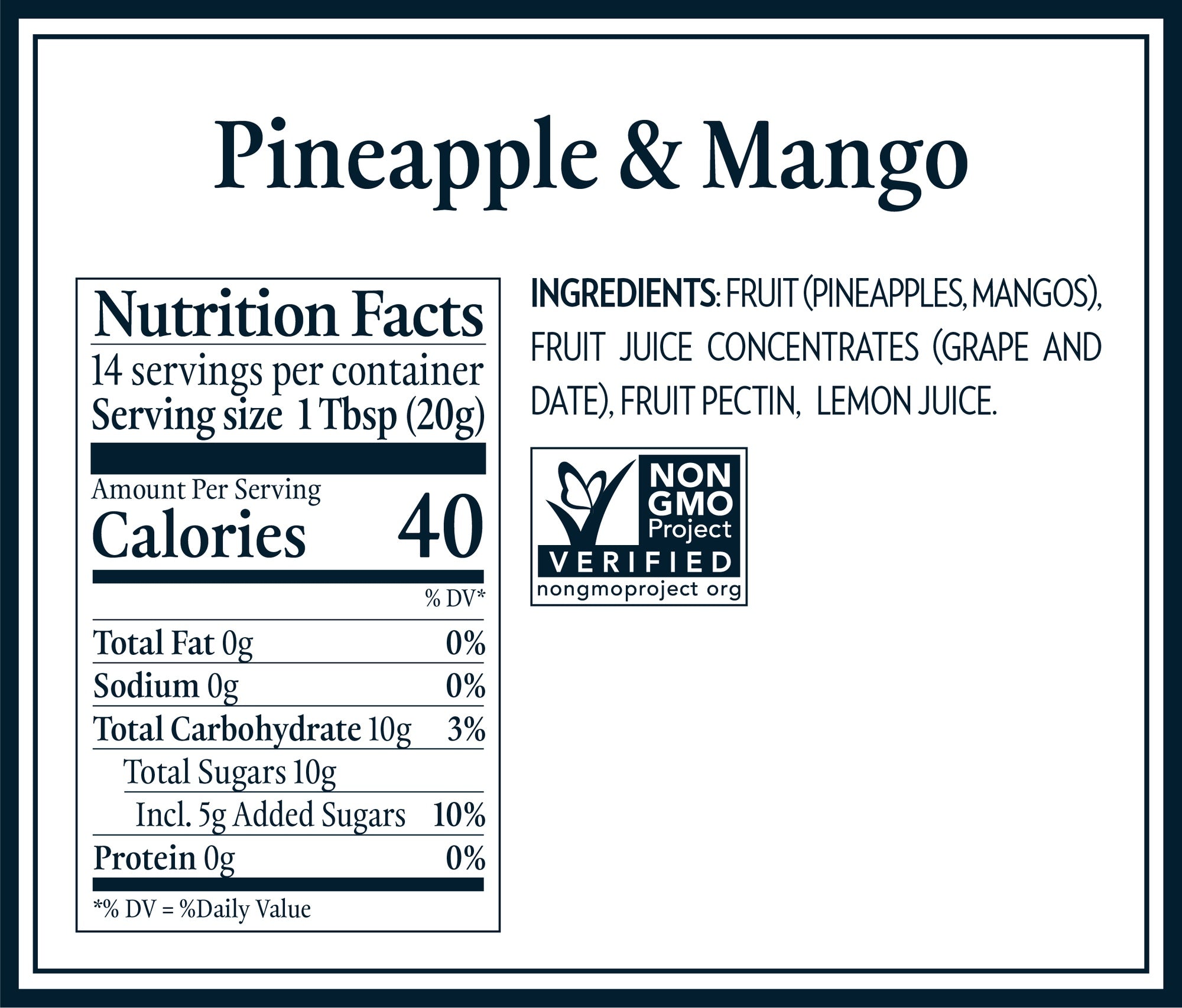 St. Dalfour Pineapple & Mango Fruit Spread