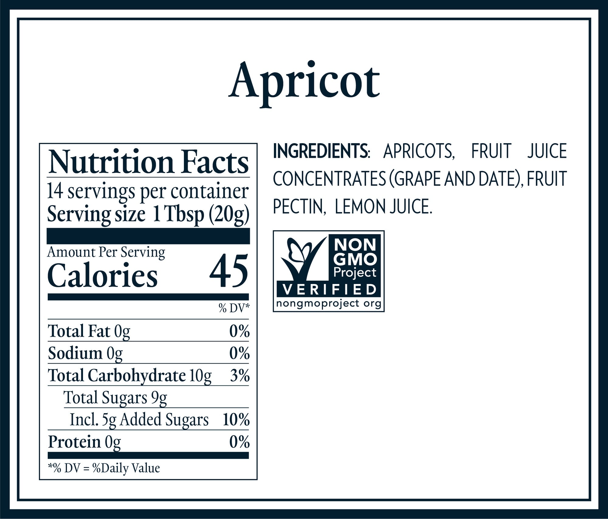 St. Dalfour Apricot Fruit Spread