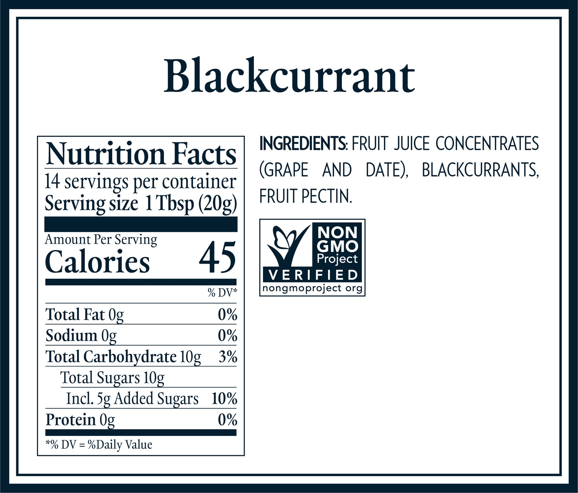 St. Dalfour Black Currant Fruit Spread