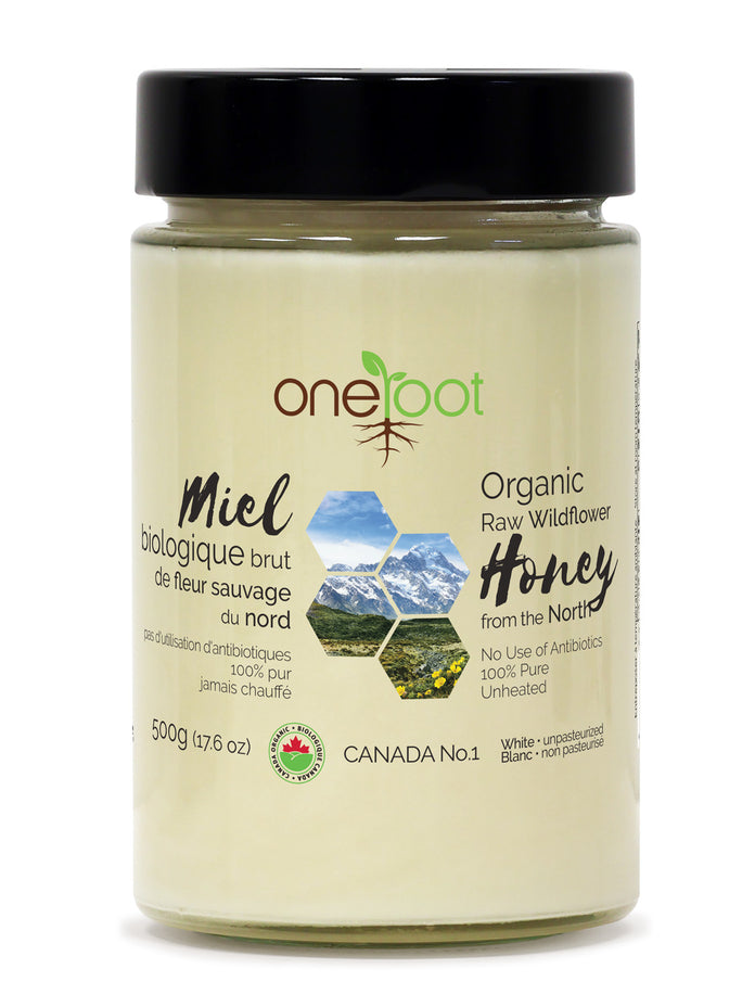 Oneroot Organic Raw Wildflower Honey