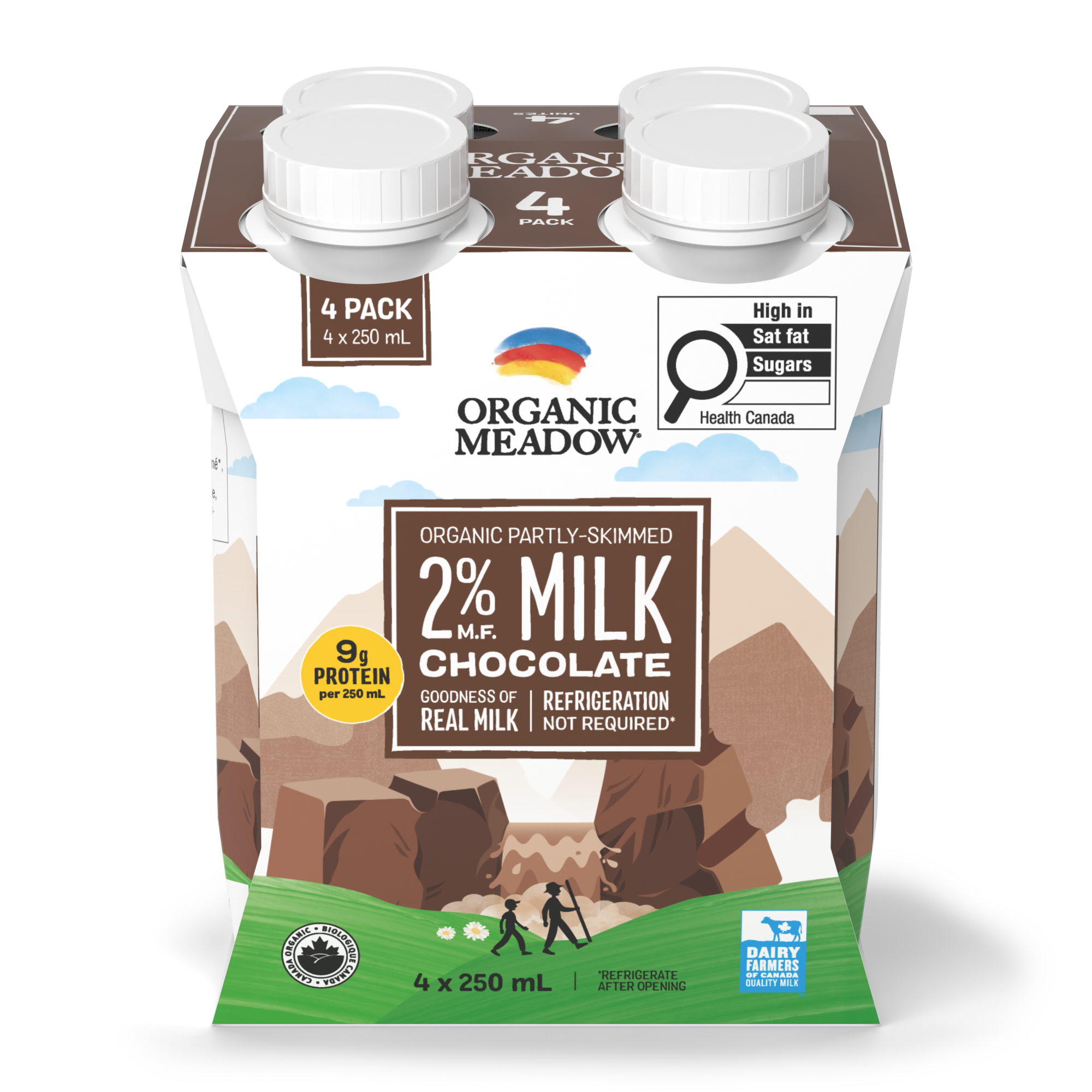 Organic Meadow Organic 2% M.F. Shelf-Stable Chocolate Milk