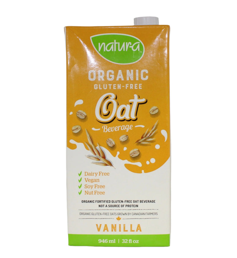 Organic Unsweetened Vanilla Oat Beverage