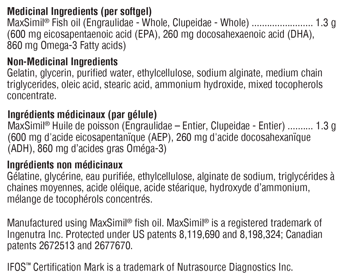 Xymogen Omega MonoPure 1300 EC