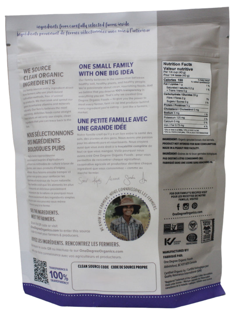 Organic Sprouted Brown Rice Flour