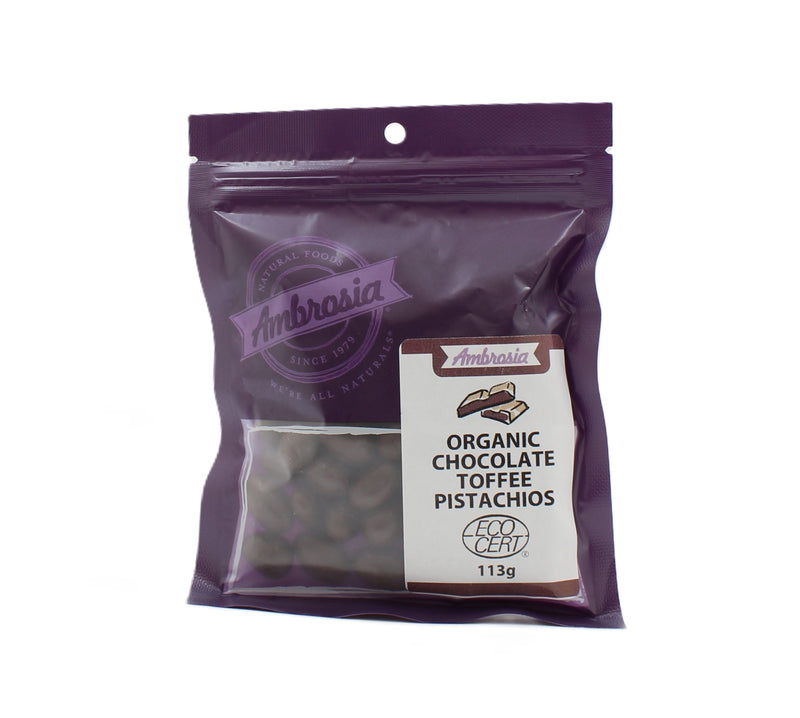 Organic Chocolate Toffee Pistachios