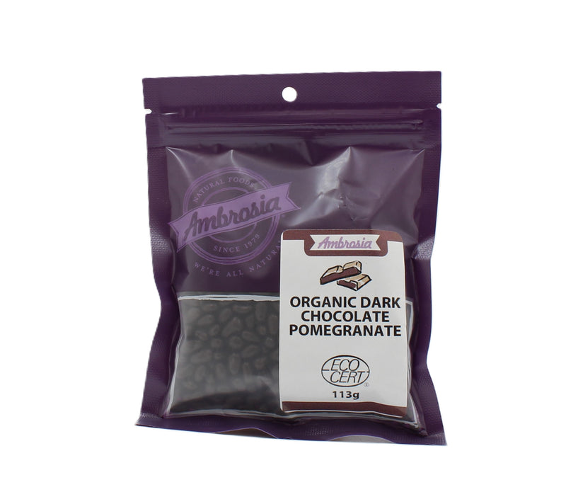 Organic Dark Chocolate Pomegranate