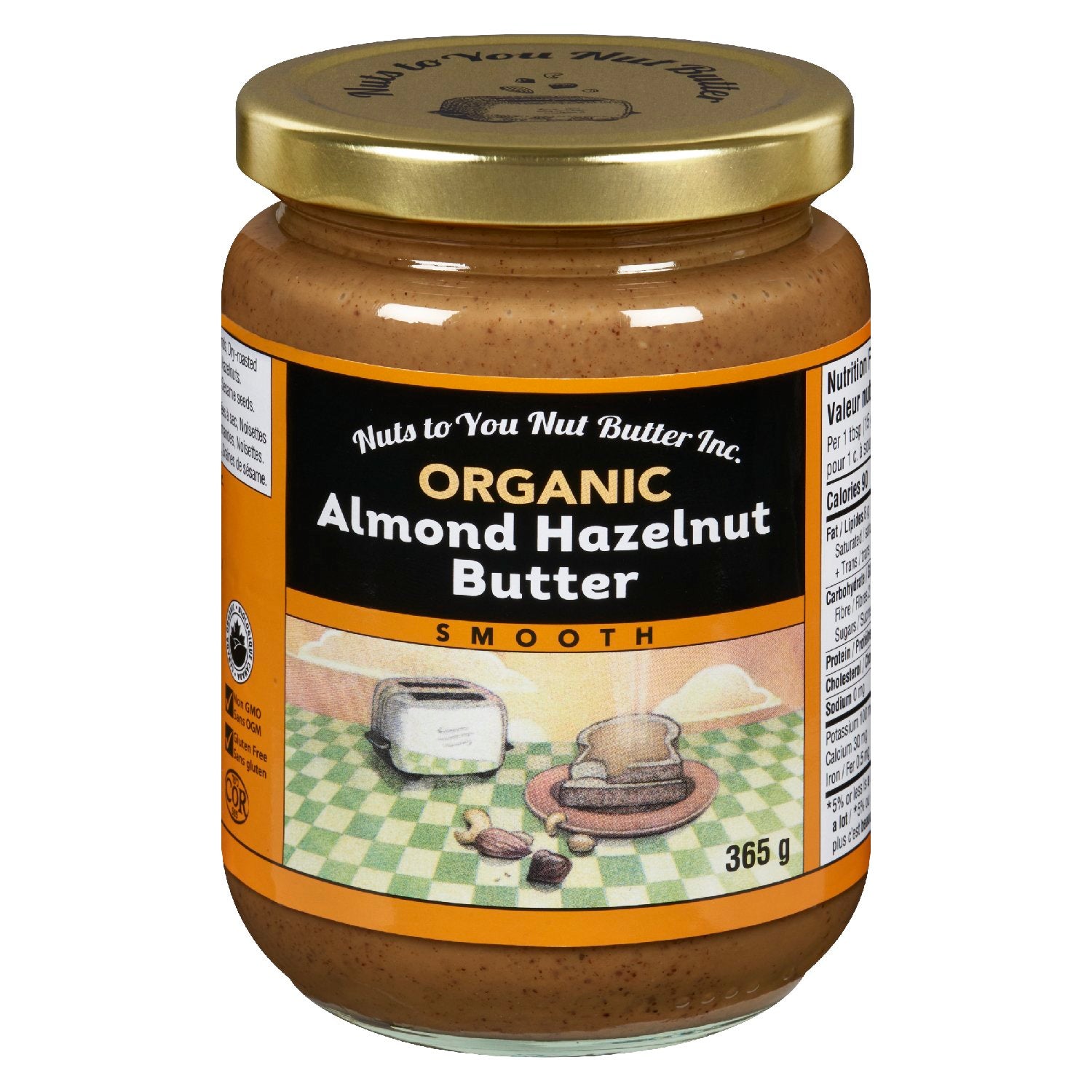 Nuts To You Organic Almond Hazelnut Butter