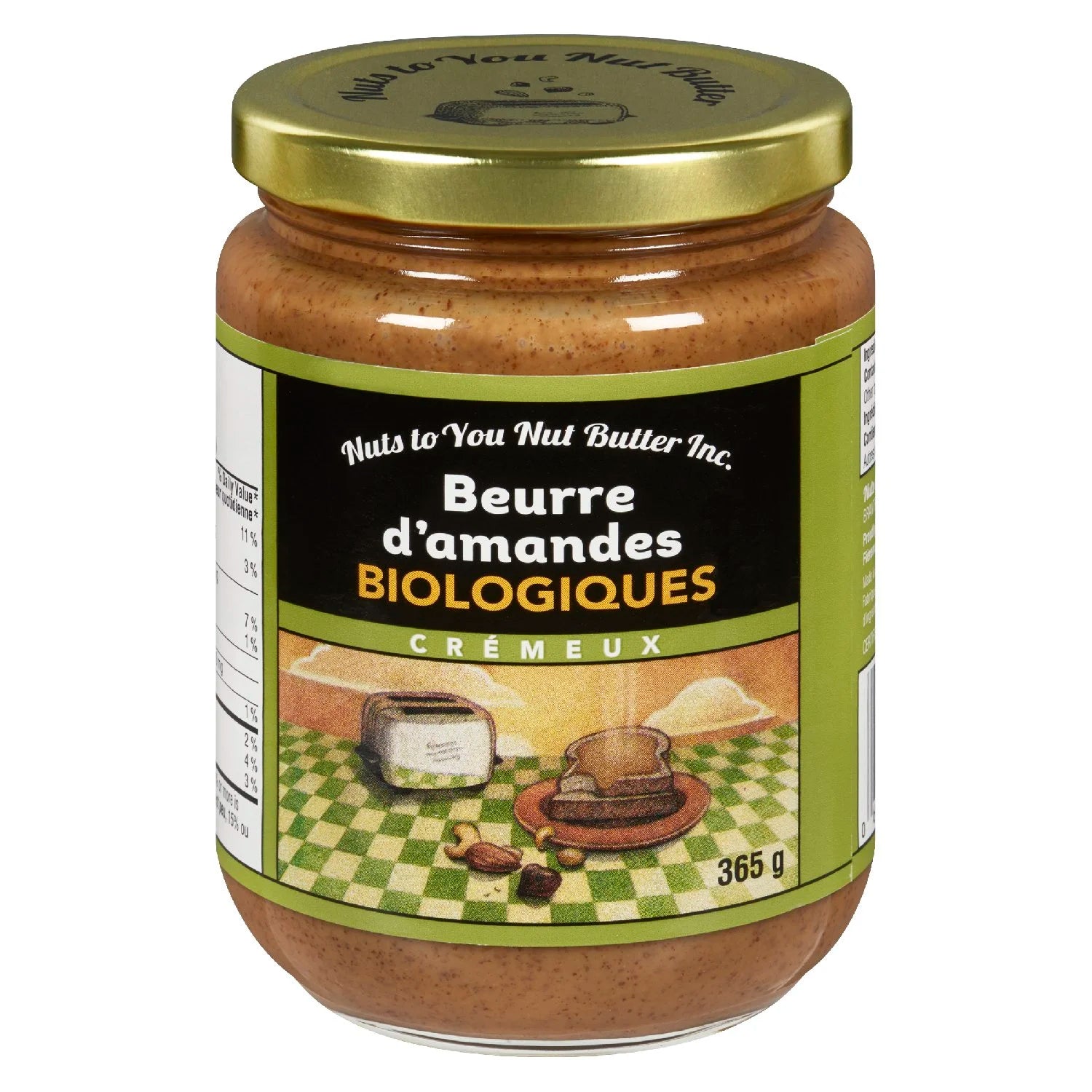 Nuts To You Organic Smooth Almond Butter