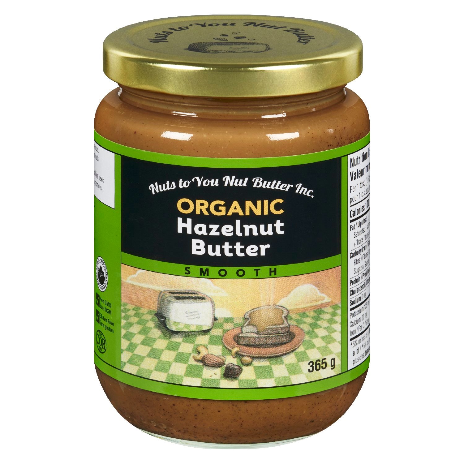 Nuts To You Organic Smooth Hazelnut Butter