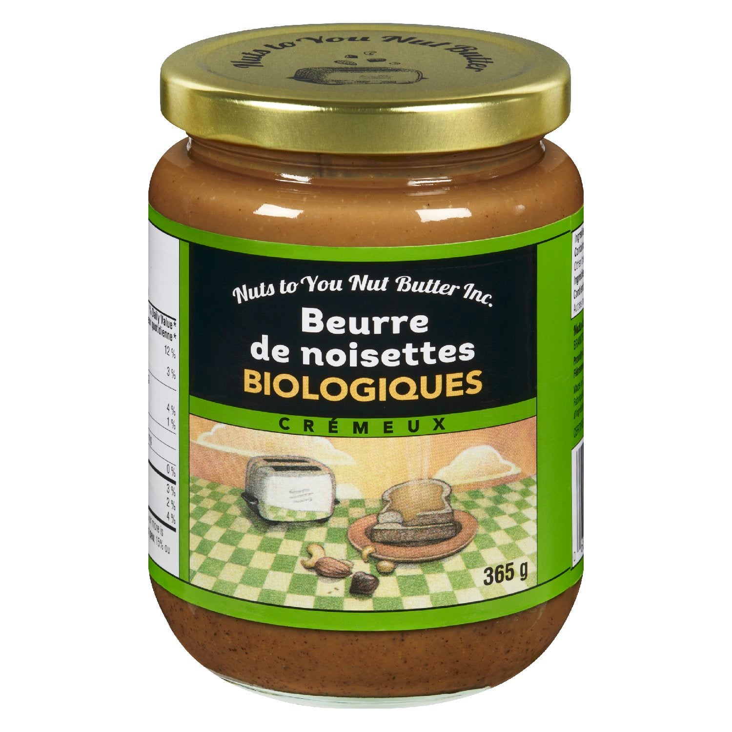 Nuts To You Organic Smooth Hazelnut Butter