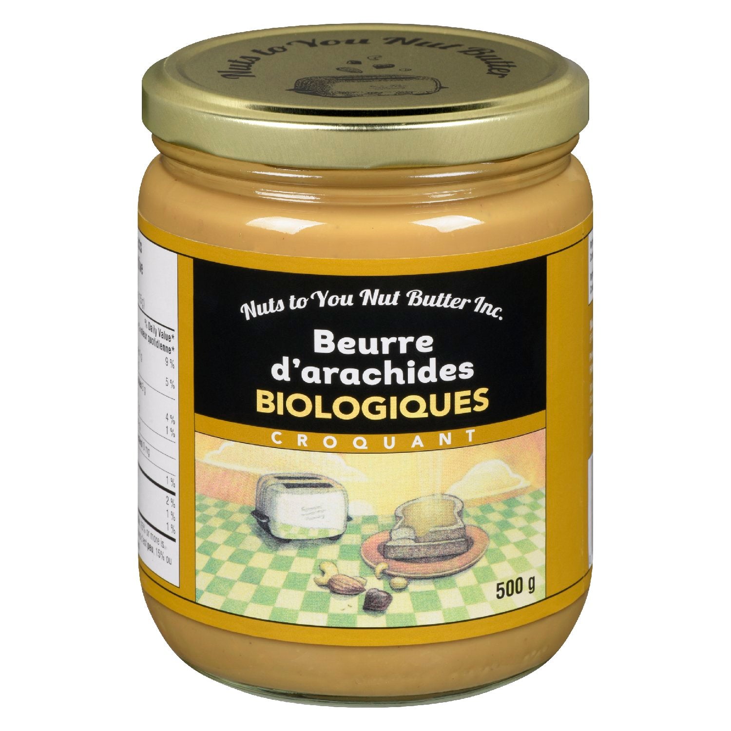 Nuts To You Organic Crunchy Peanut Butter