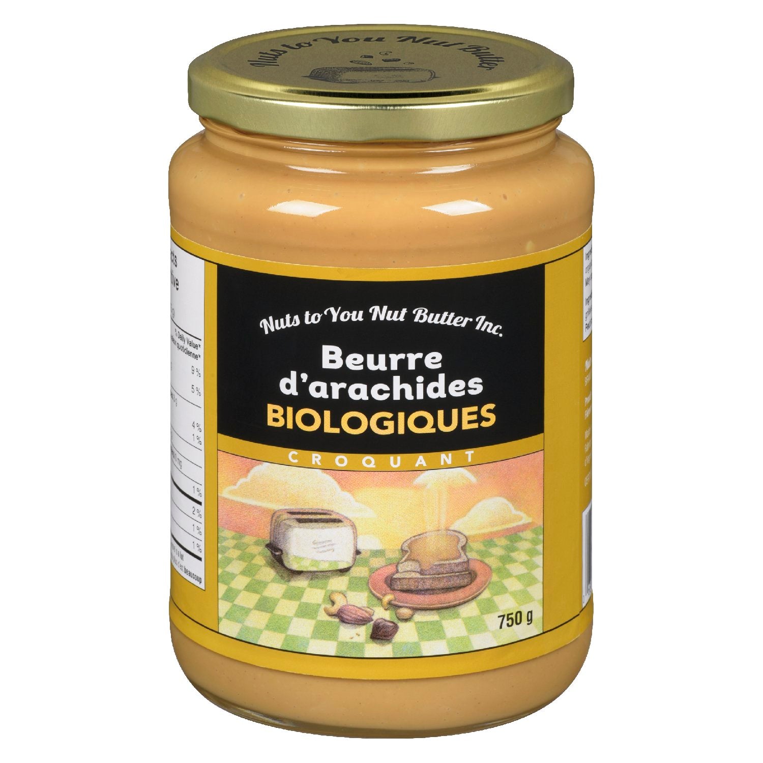 Nuts To You Organic Crunchy Peanut Butter