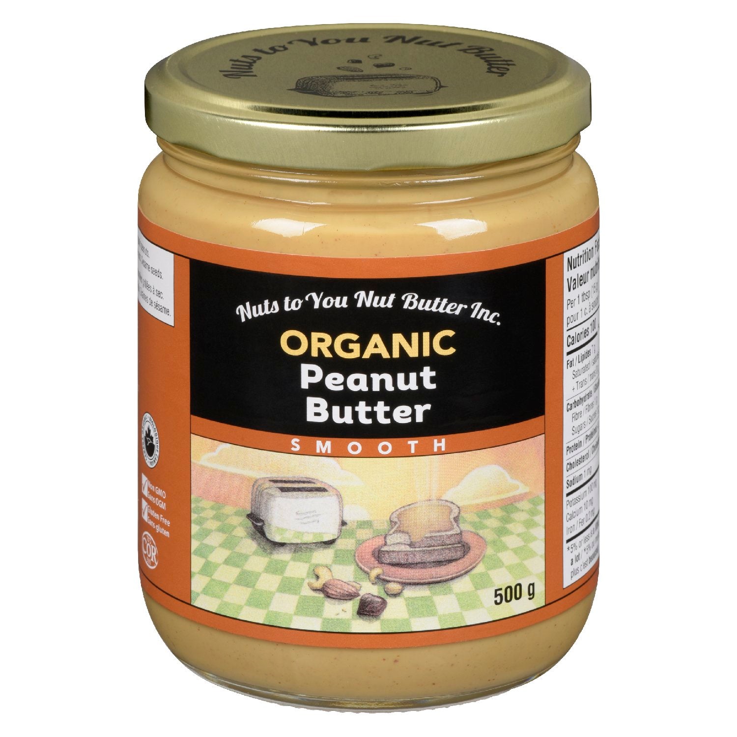 Nuts To You Organic Smooth Peanut Butter