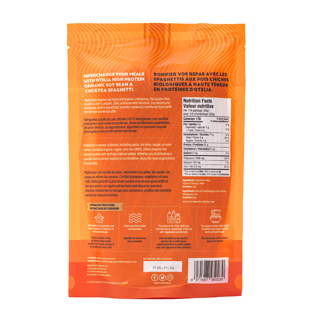 Otelia Organic Soy Bean & Chickpea Spaghetti