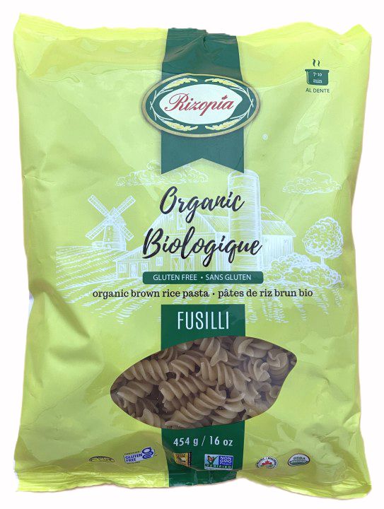 Rizopia Organic Gluten Free Brown Rice Fusilli
