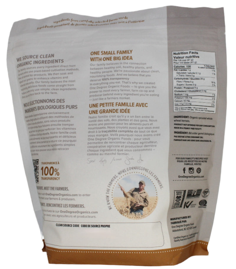 Organic Sprouted Whole Wheat Flour