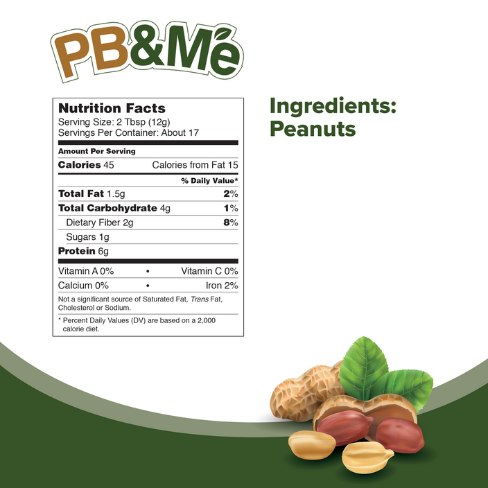 PB & Me Natural Powdered Peanut Butter