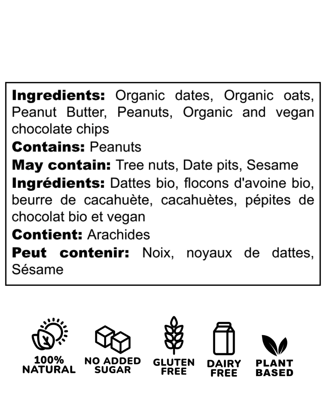The Oat Company Peanut Butter Cup Energy Bar