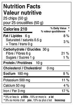 Prairie Goodness Vegan Gluten-Free Sea Salt Baked Lentil Chipls