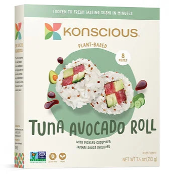 Plant-Based Tuna Avocado Roll