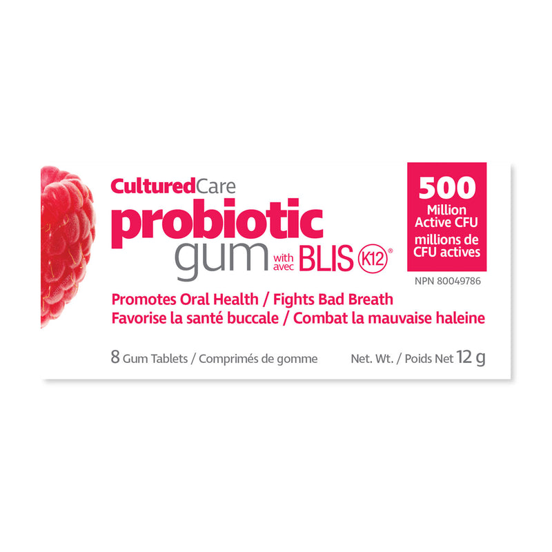 Raspberry & Pomegranate Probiotic Gum