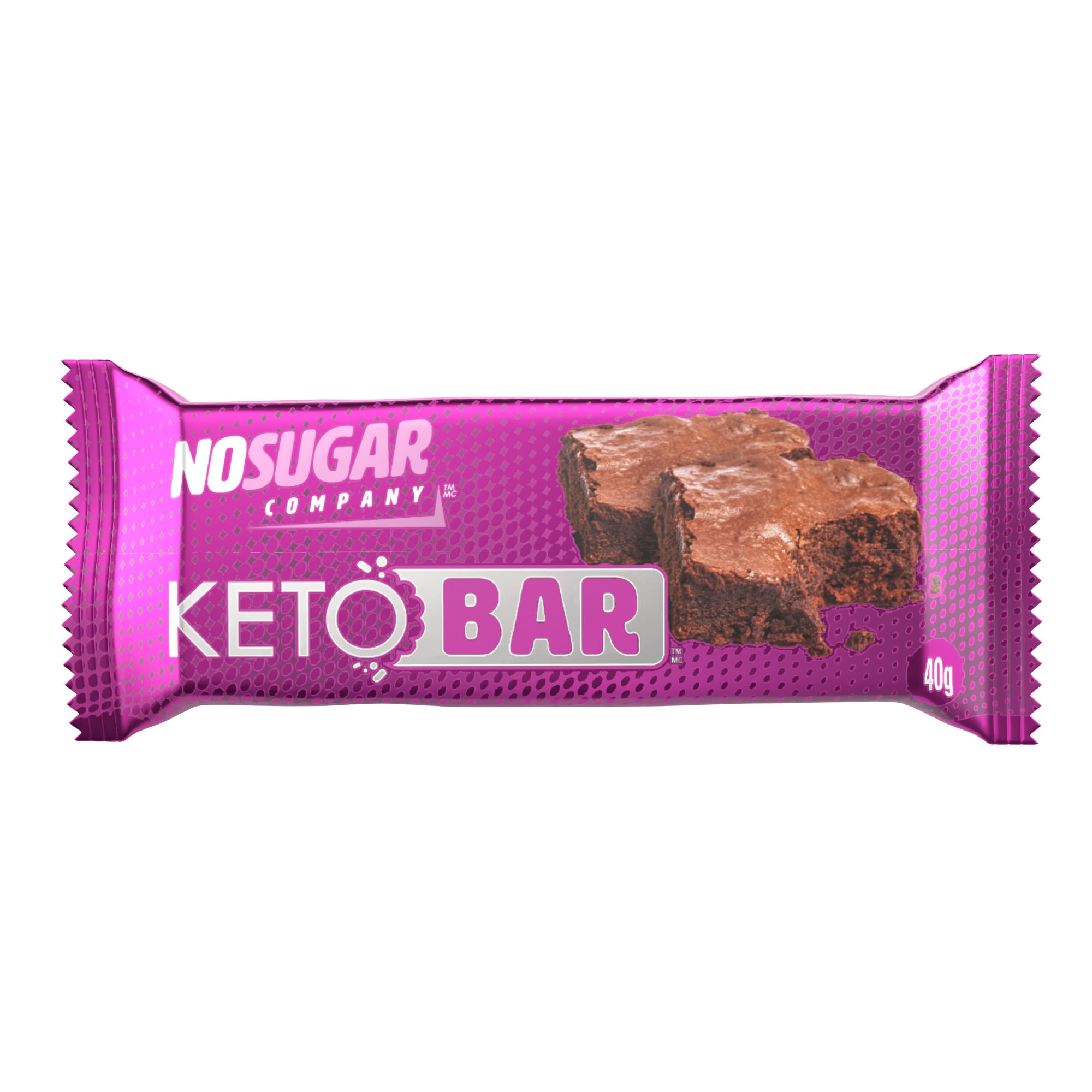 No Sugar Company Keto Bar Chocolate Fudge Brownie