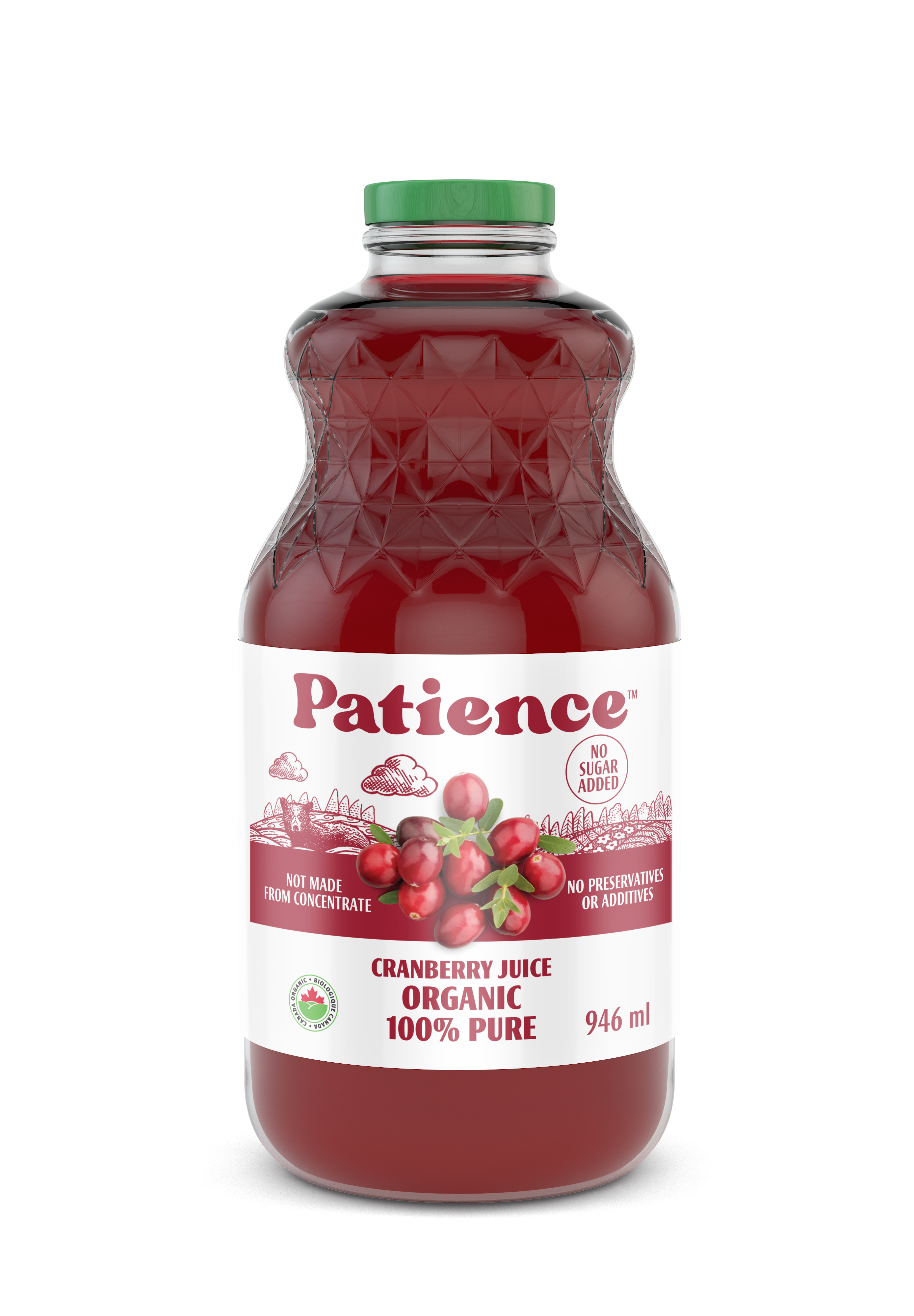 Patience Fruit & Co. Organic Pure Cranberry Juice