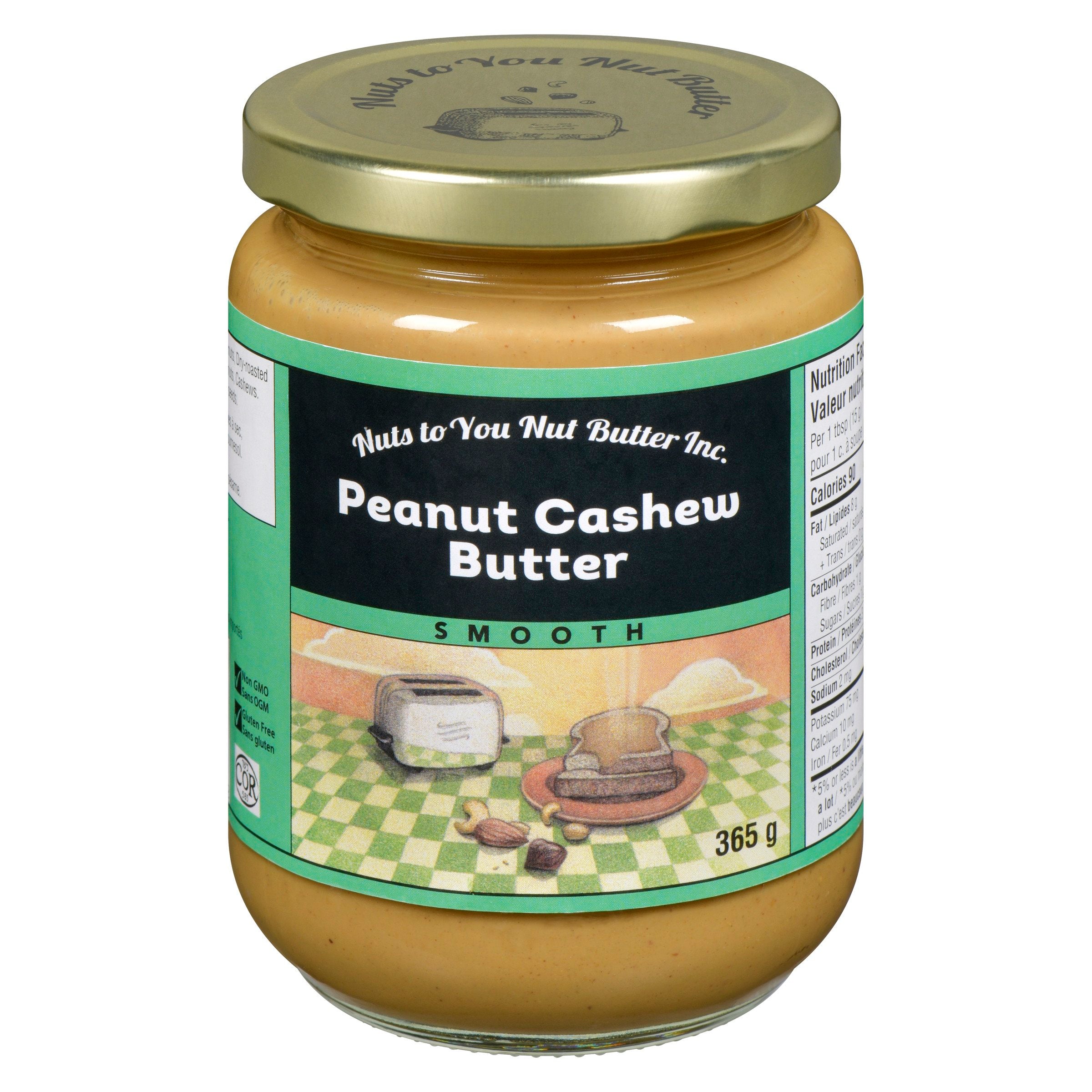 Nuts To You Smooth Peanut Cashew Butter