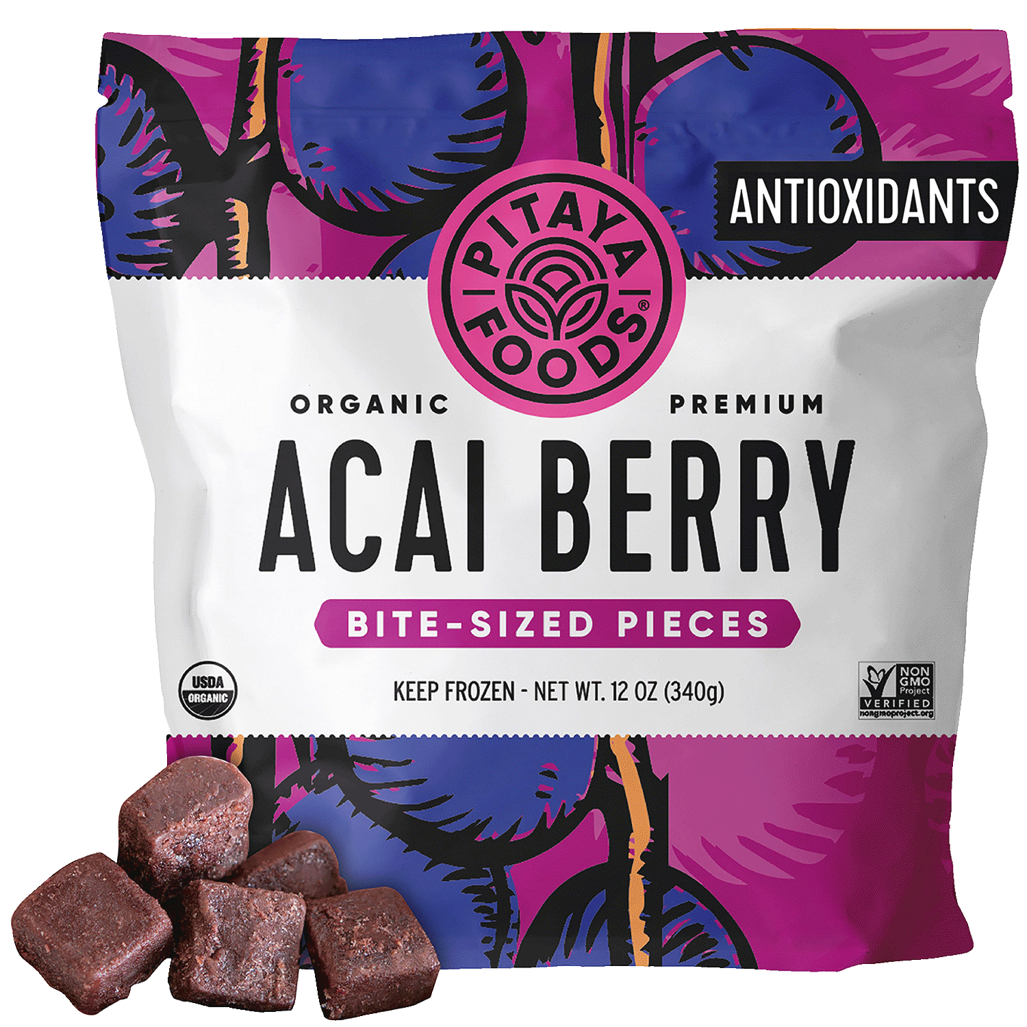 Organic Acai Berry Bite-Sized Pieces