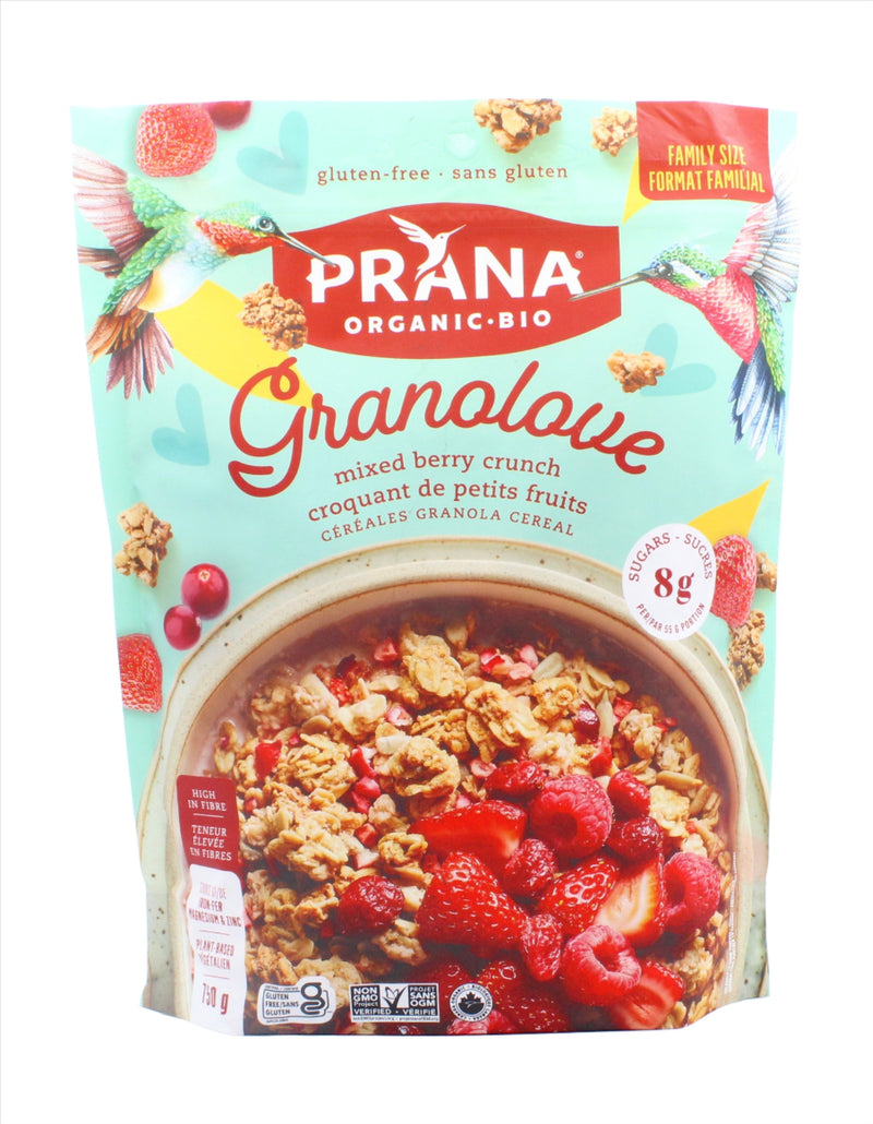 Organic Mixed Berry Crunch Granolove Family SIze