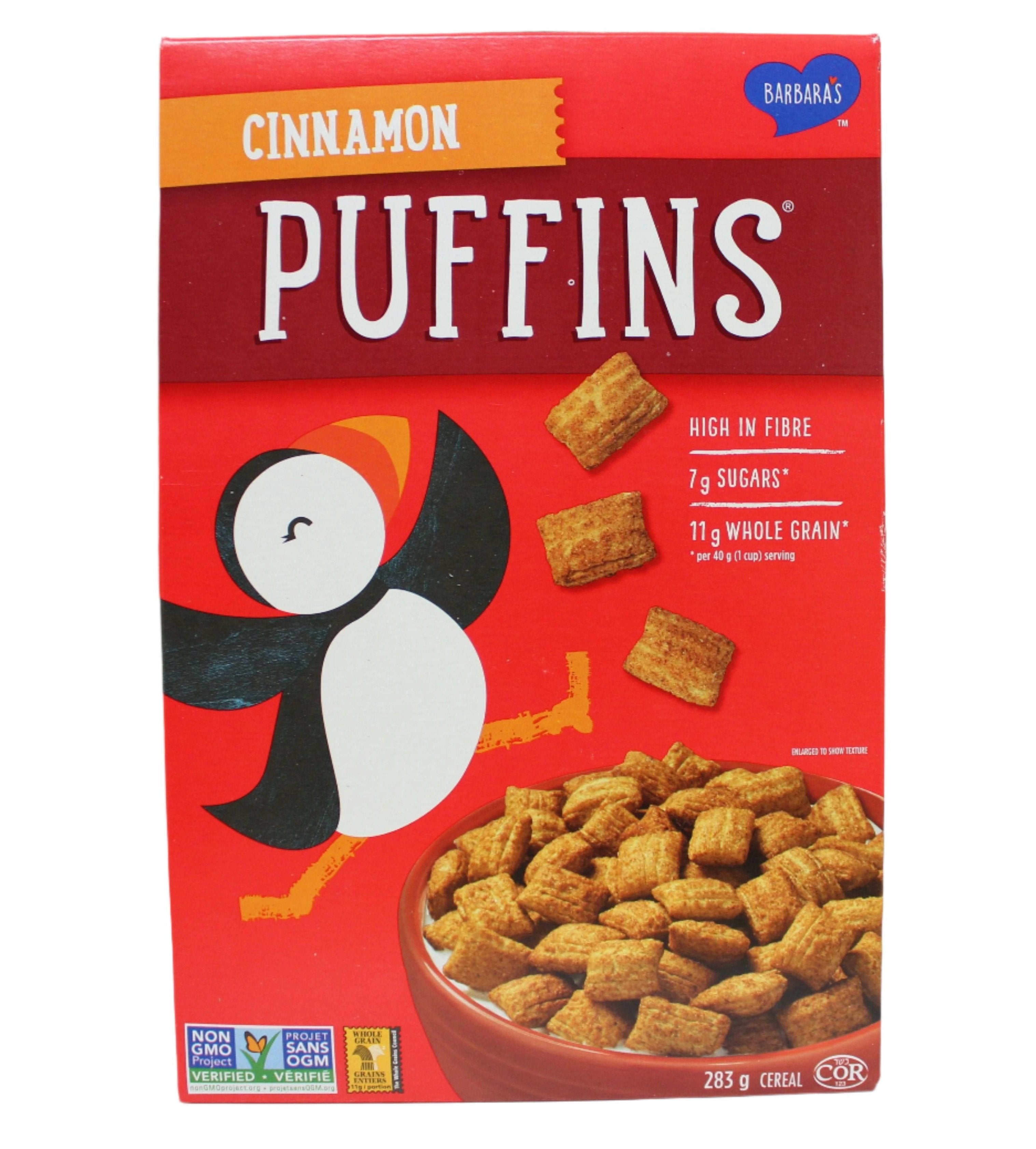 Cinnamon Puffins Cereal