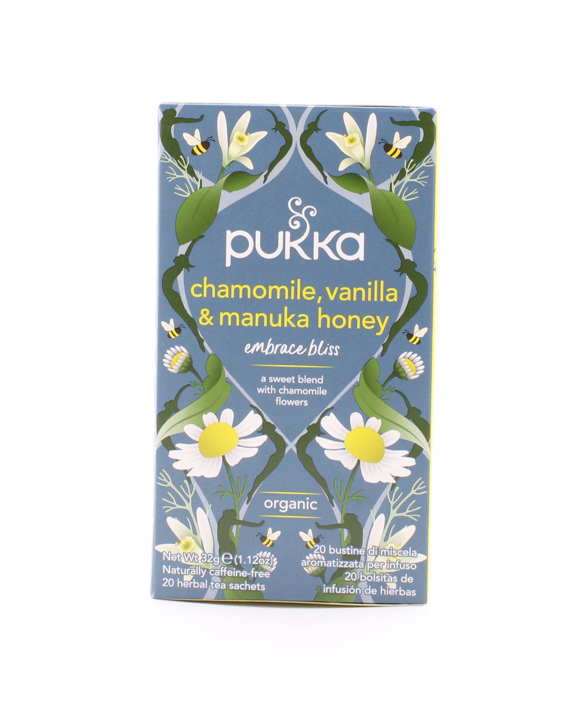Chamomile, Vanilla, & Manuka Honey Tea