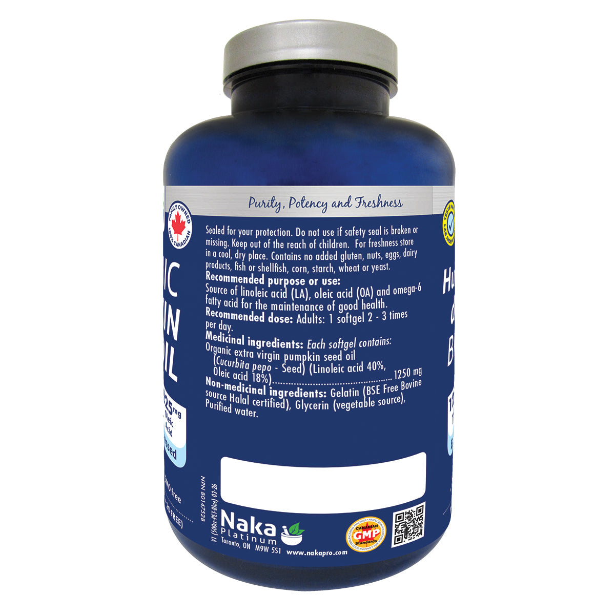 Naka Organic Pumpkin Seed Oil