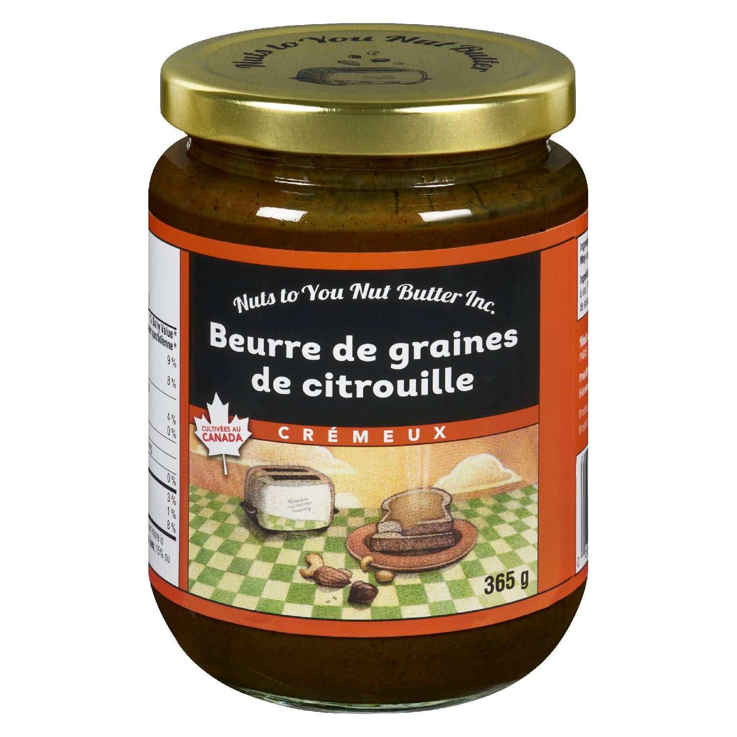 Nuts To You Canadian Grown Pumpkin Seed Butter