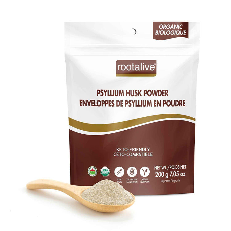 Rootalive Organic Whole Psyllium Husk