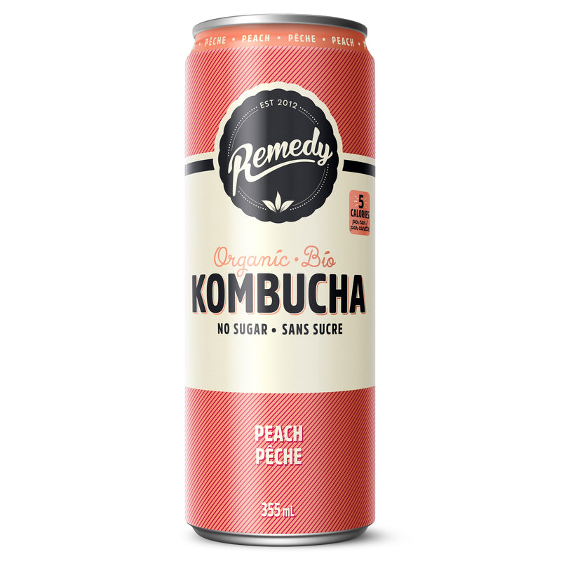 Organic Peach Kombucha