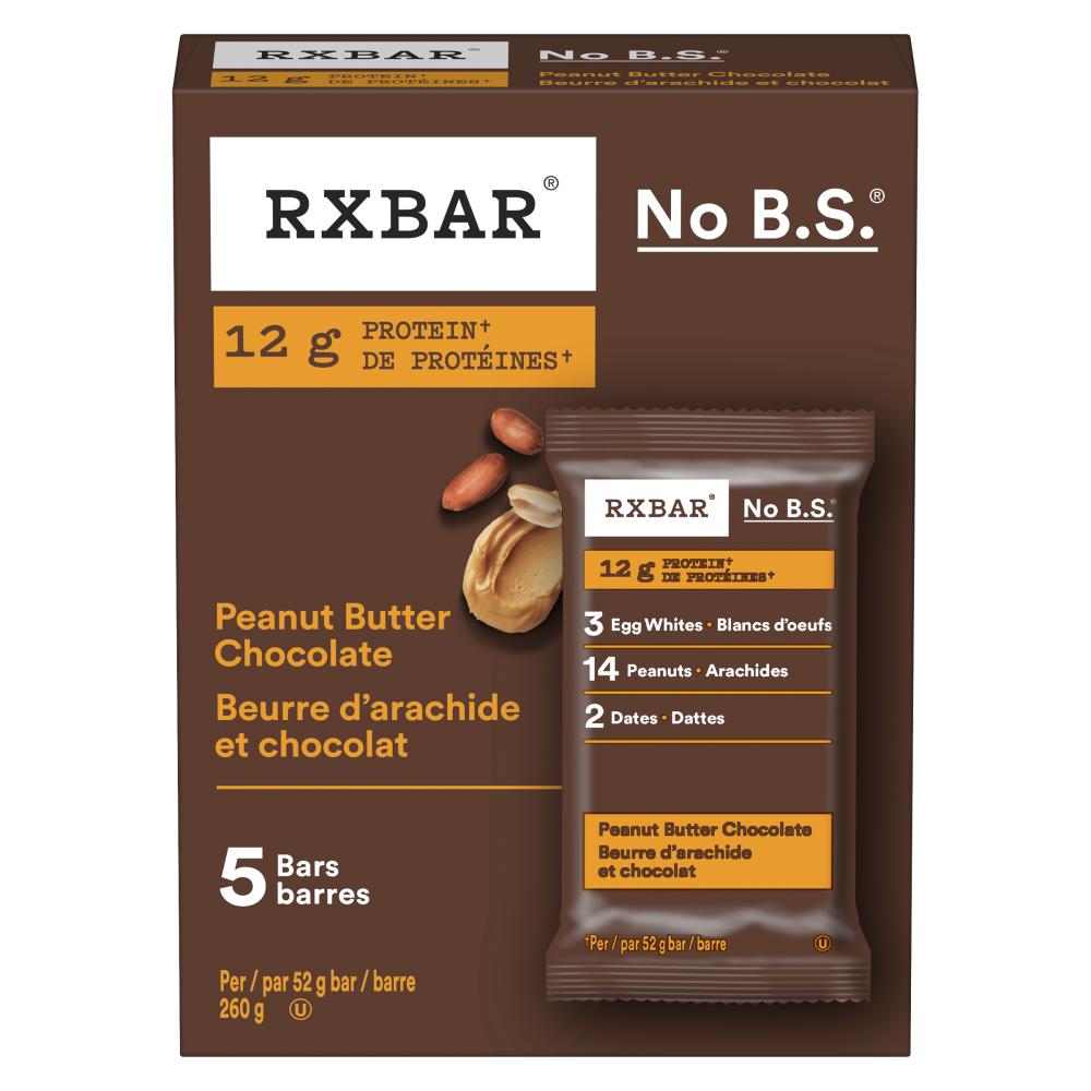 Rx Bar Peanut Butter Chocolate Protein Bar 5 Pack