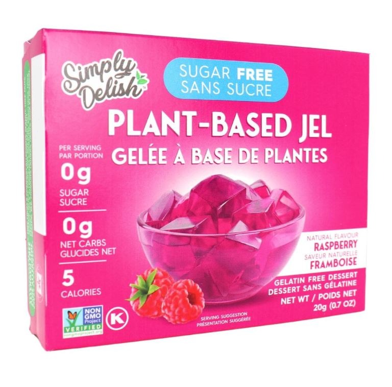 Natural Raspberry Jel Dessert