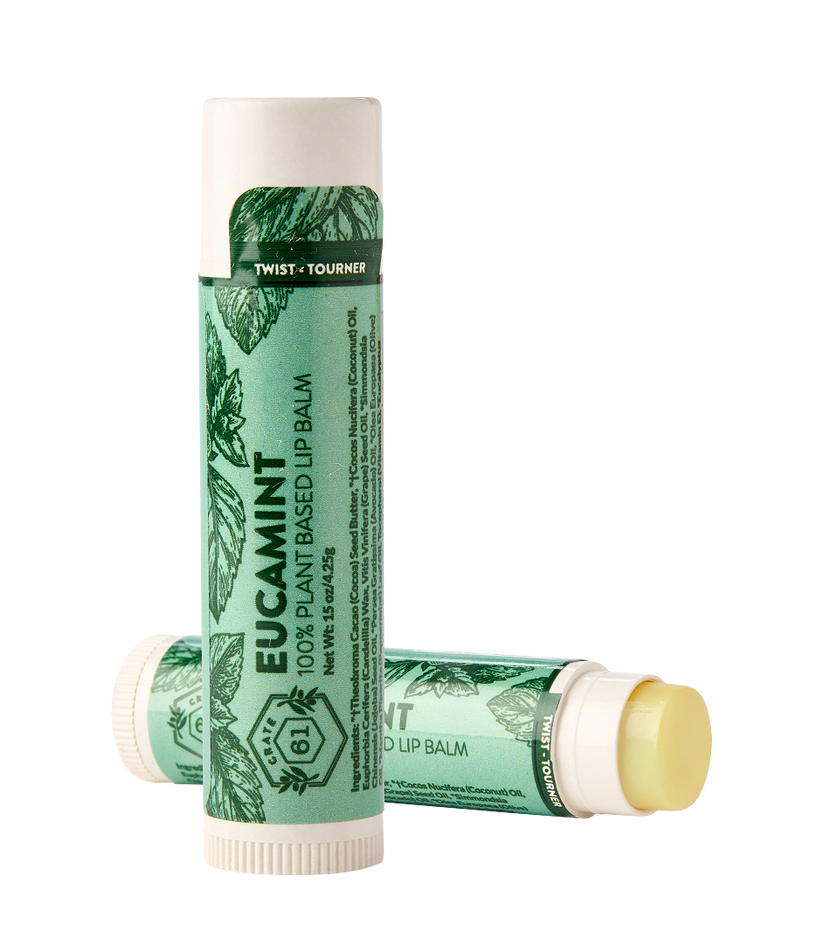 Crate 61 Organics Eucamint Plant-based Lip Balm
