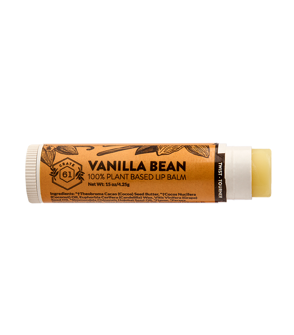 Crate 61 Organics Vanilla Bean Plant-Based Lip Balm