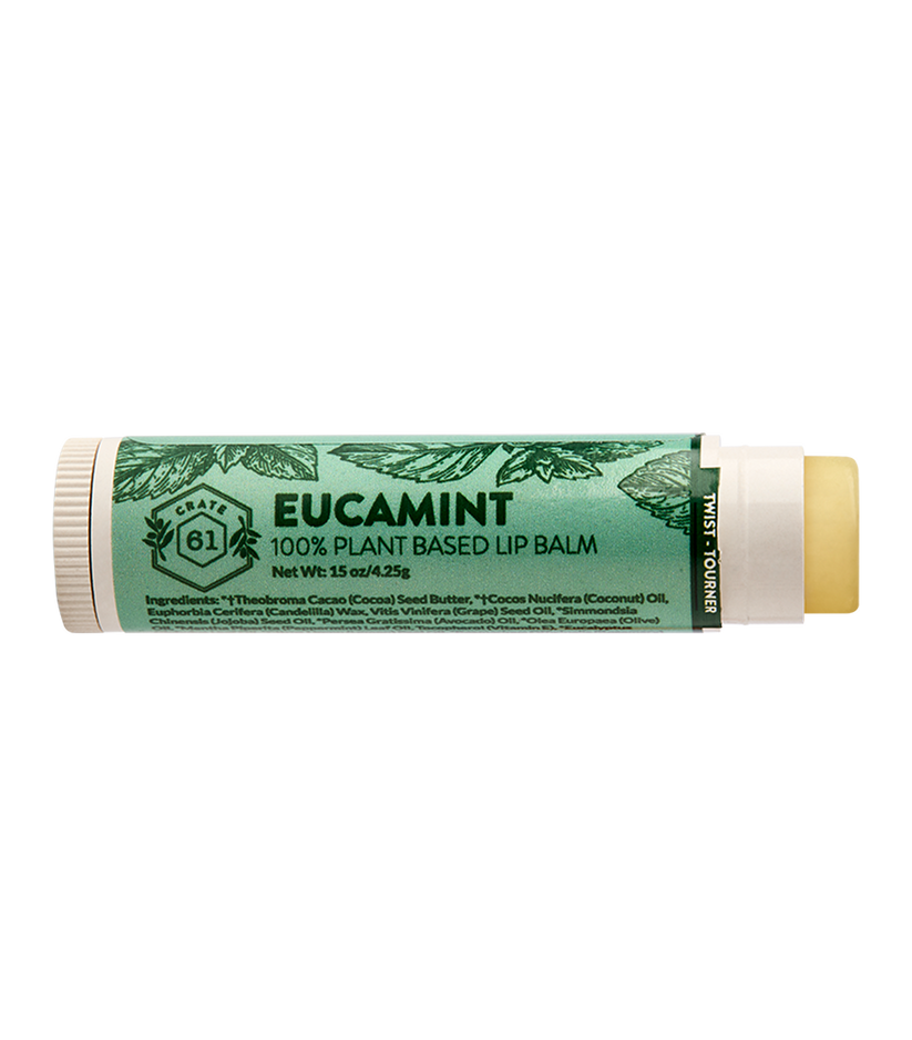 Crate 61 Organics Eucamint Plant-based Lip Balm