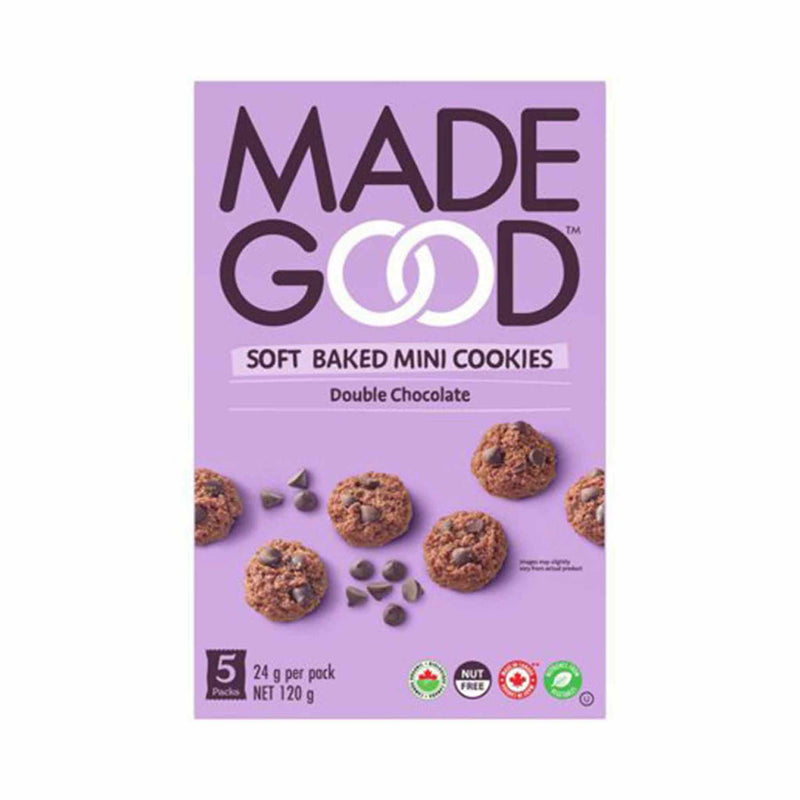 Organic Double Chocolate Soft Mini Cookies