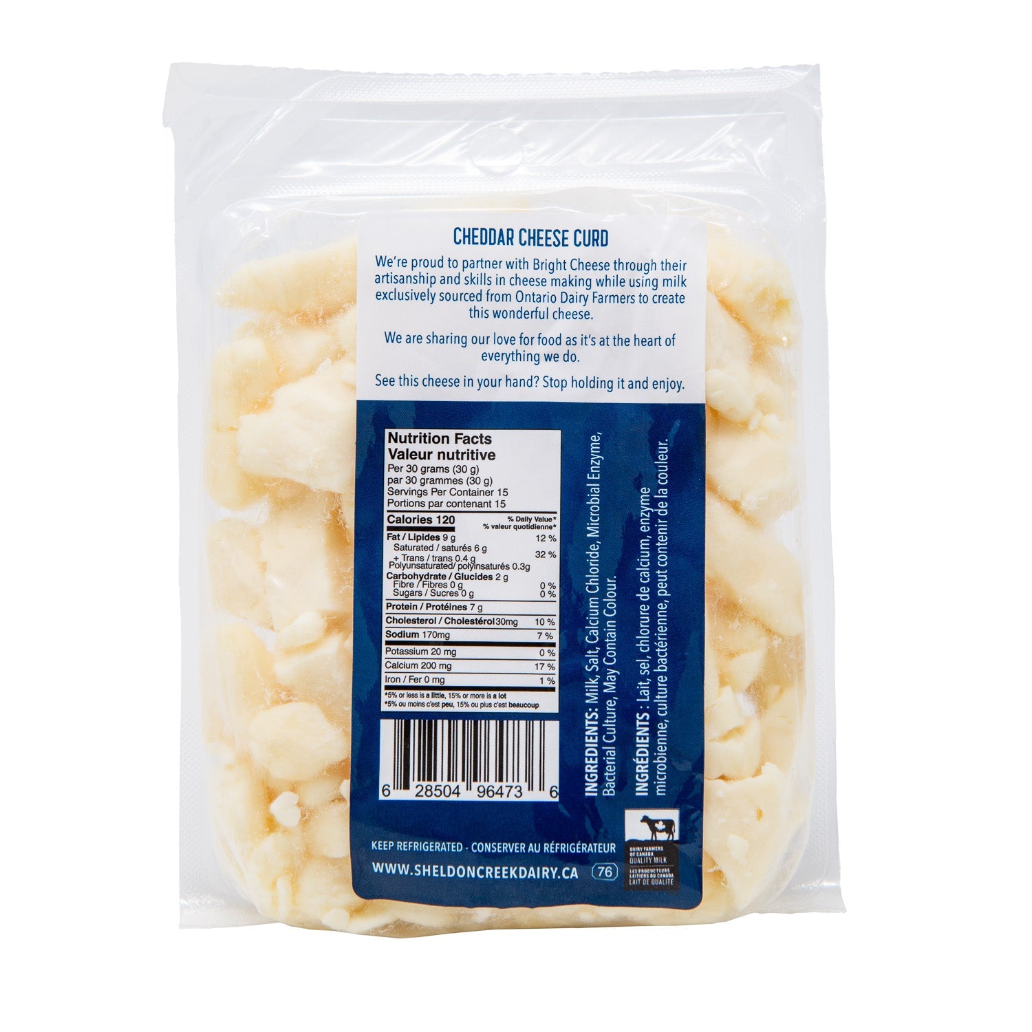 Sheldon Creek Dairy White Cheddar Cheese Curds