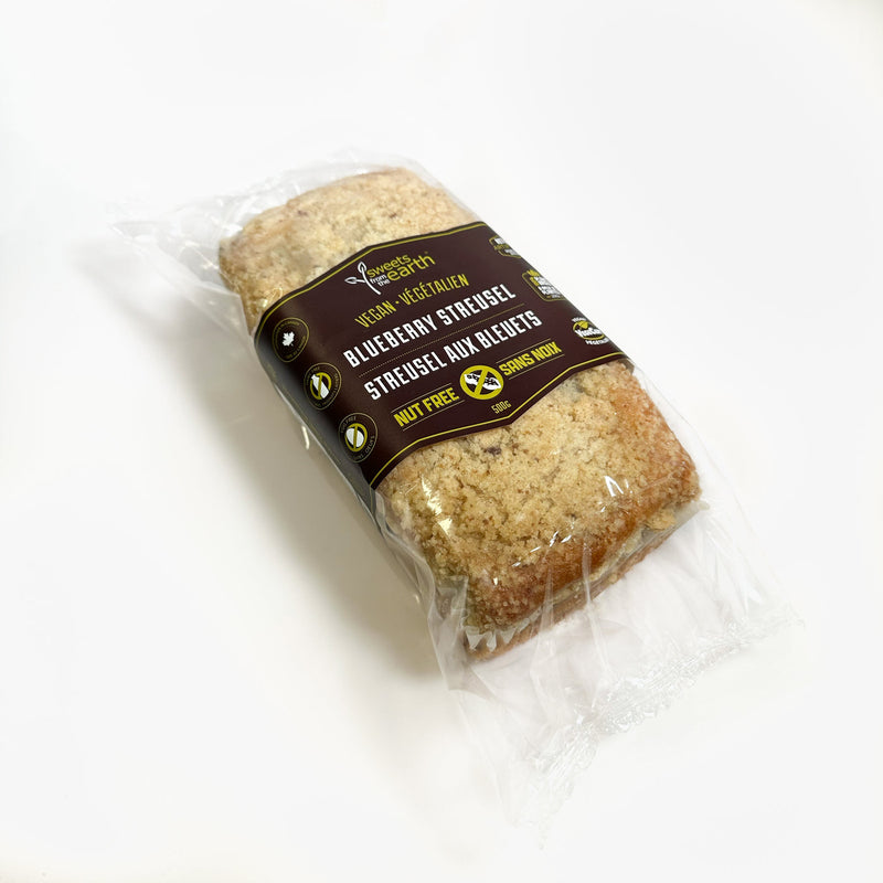 Vegan Blueberry Streusel Loaf