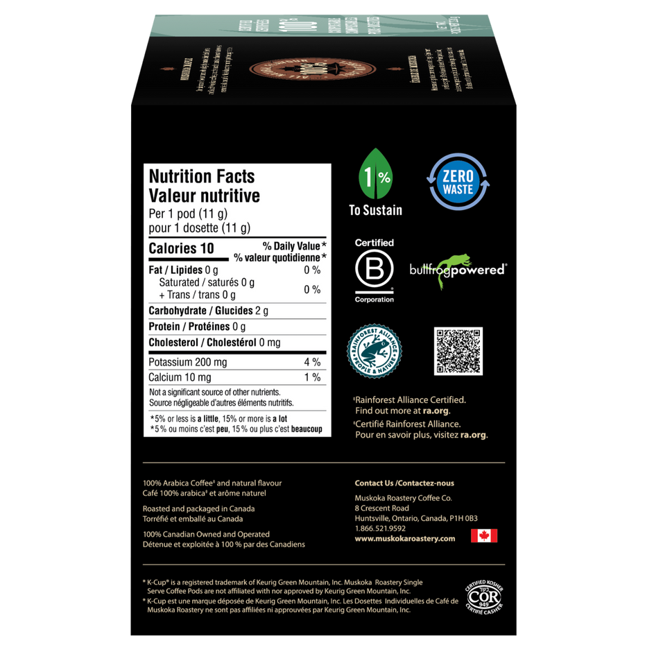 Muskoka Roaster Muskoka Maple Compostable Coffee Pods