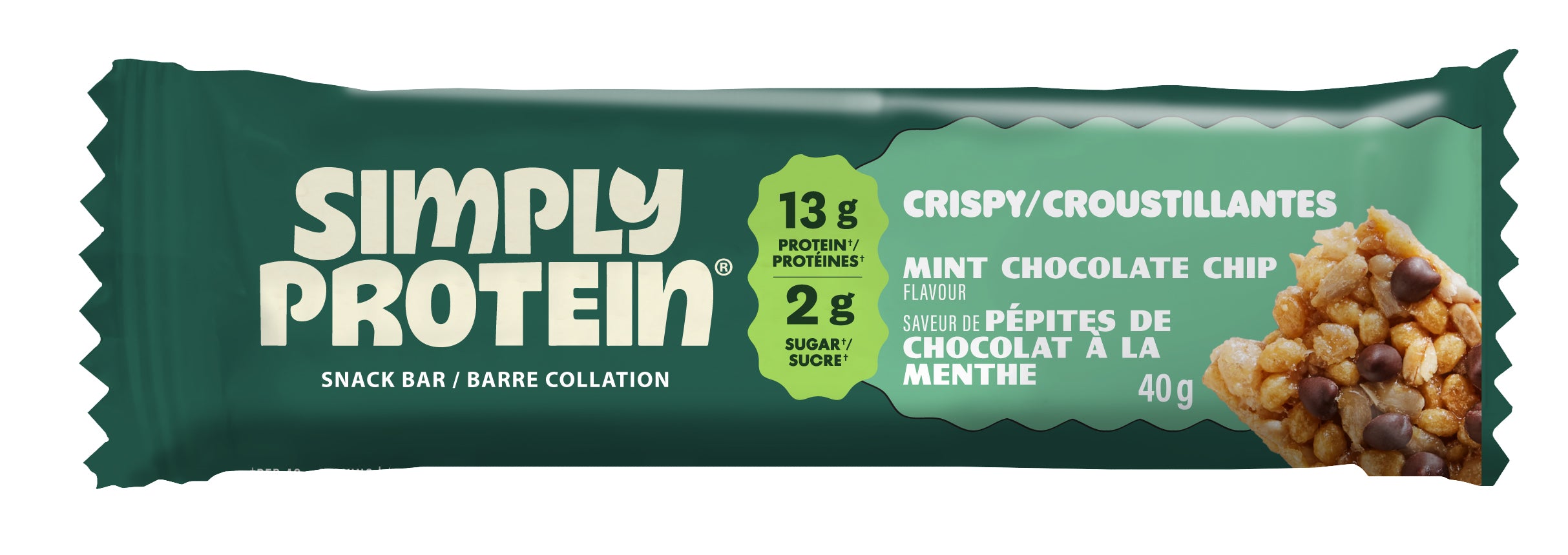 Simply Protein Mint Chocolate Chip Bar