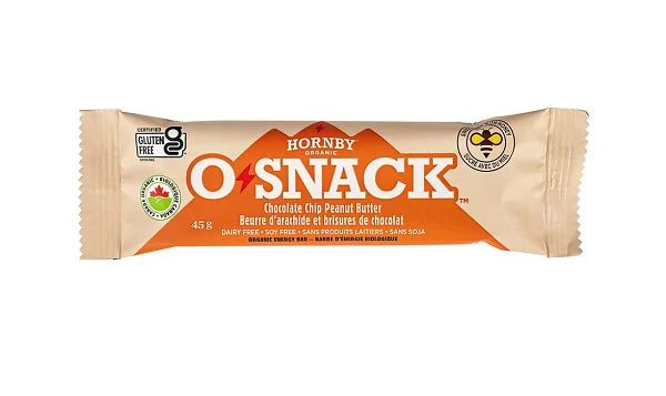 O Snack Chocolate Chip Peanut Butter Bar