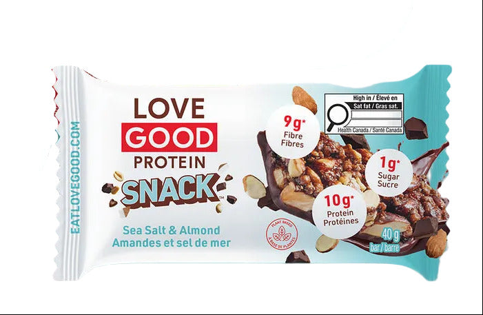 Love Good Dark Chocolate Sea Salt & Almond Keto Bar