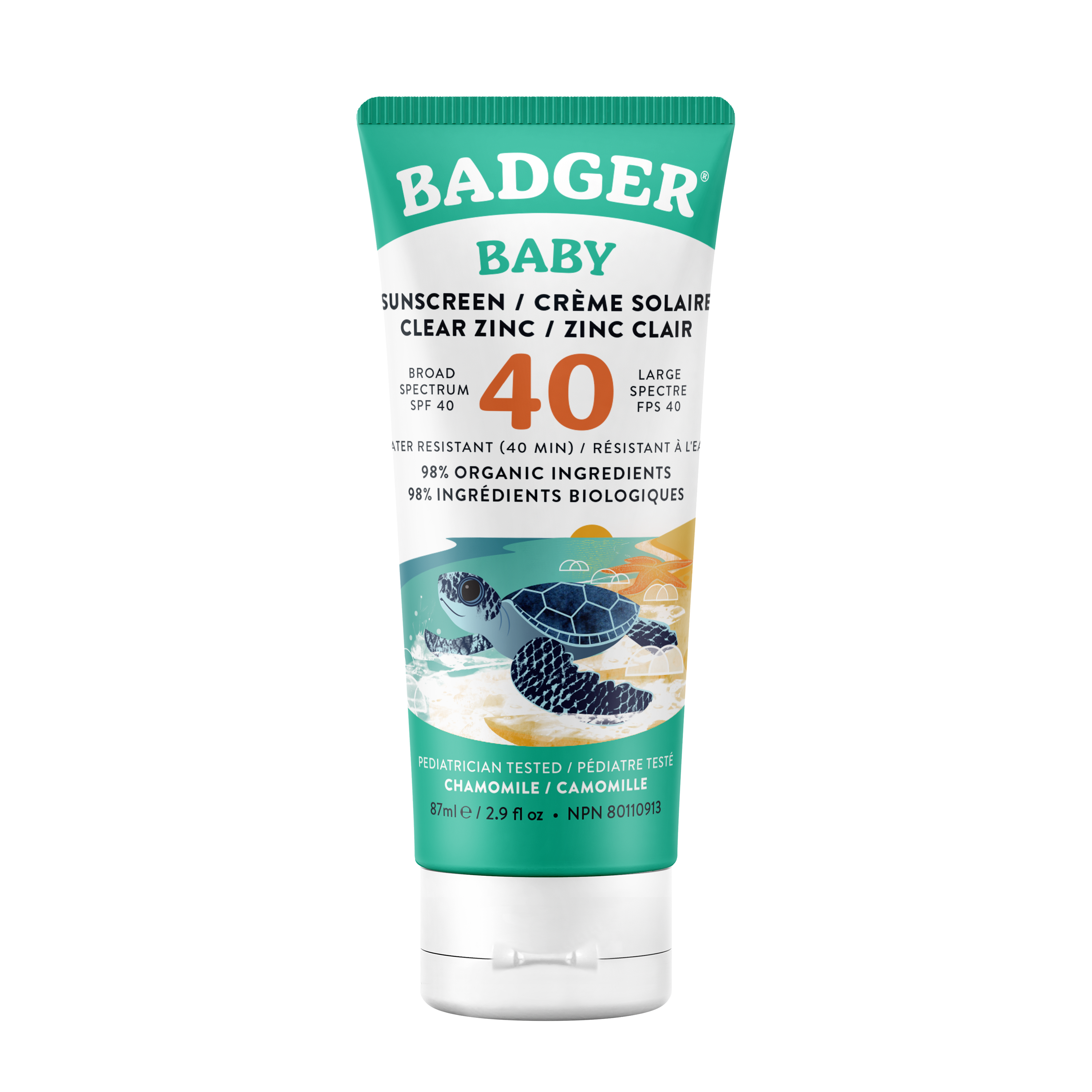 Badger Baby Chamomile SPF40 Sunscreen